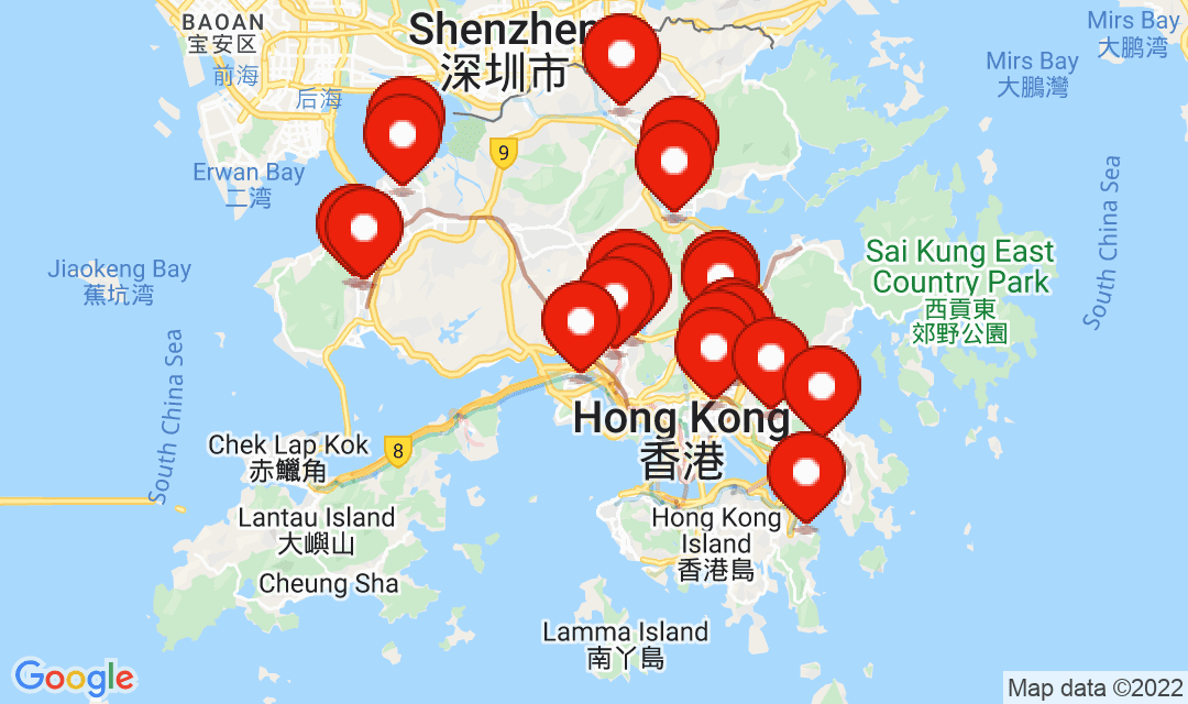2022年3月29日強制檢測名單地圖