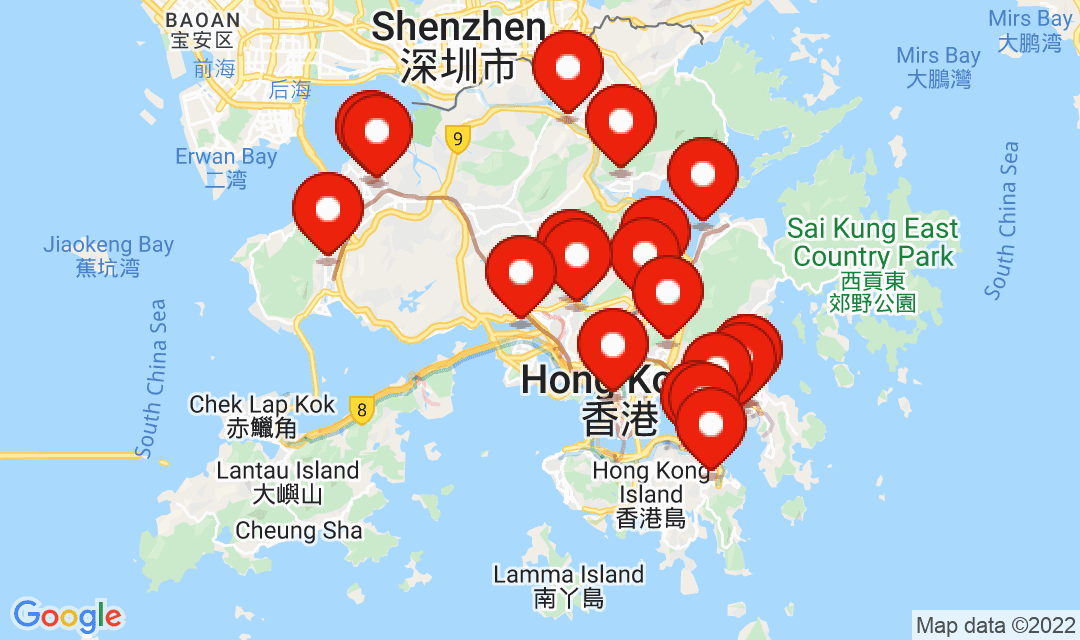 2022年3月30日強制檢測名單地圖