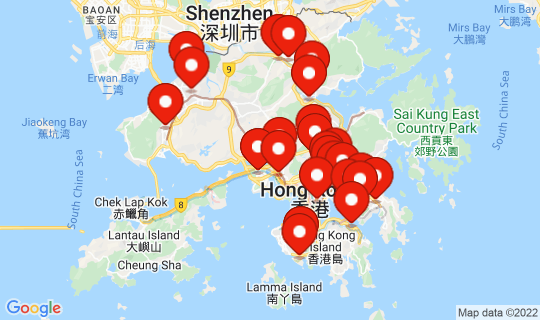 2022年4月4日強制檢測名單地圖