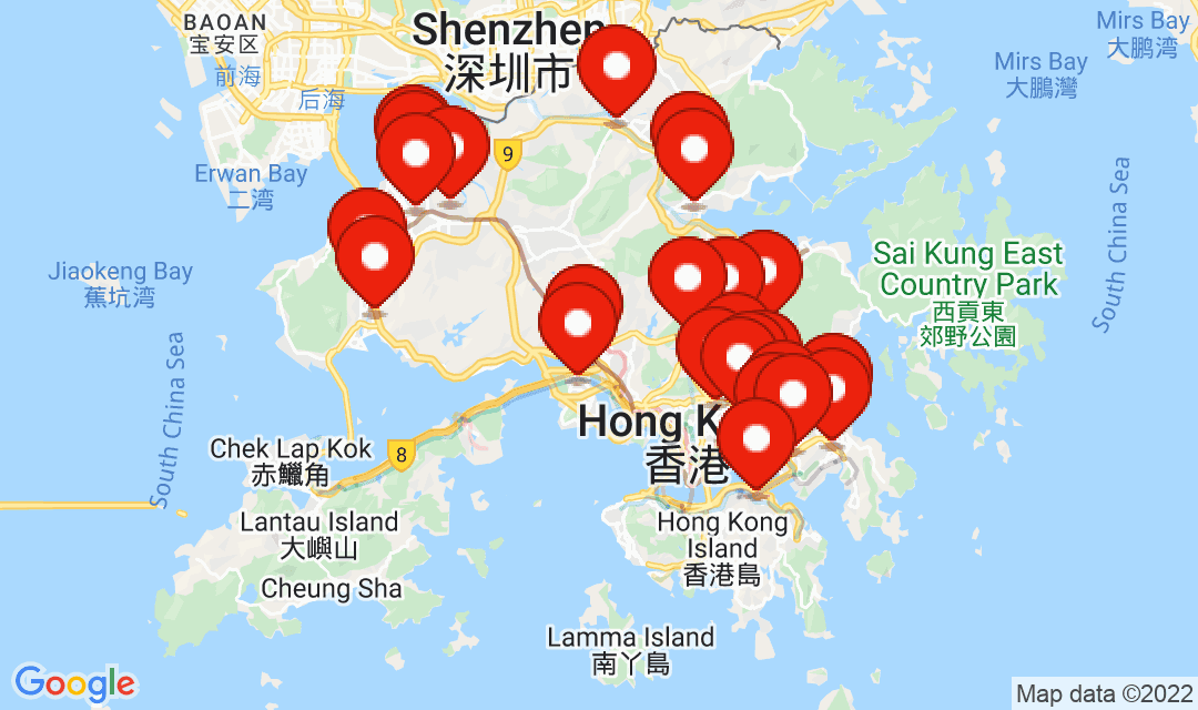 9 April 2022, Compulsory Testing Notice Map
