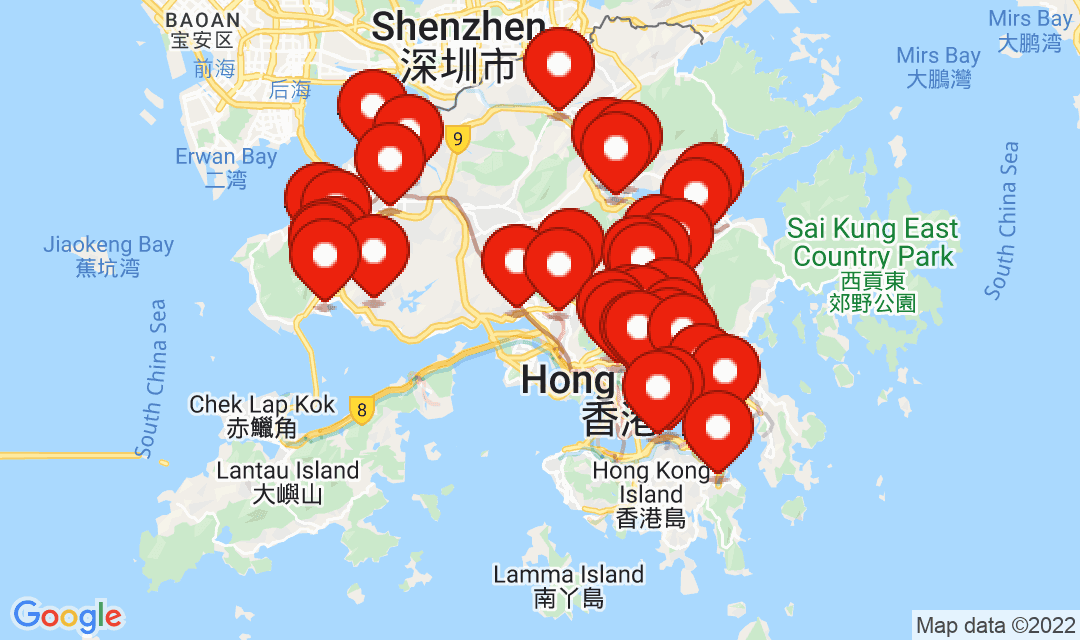 2022年4月17日強制檢測名單地圖