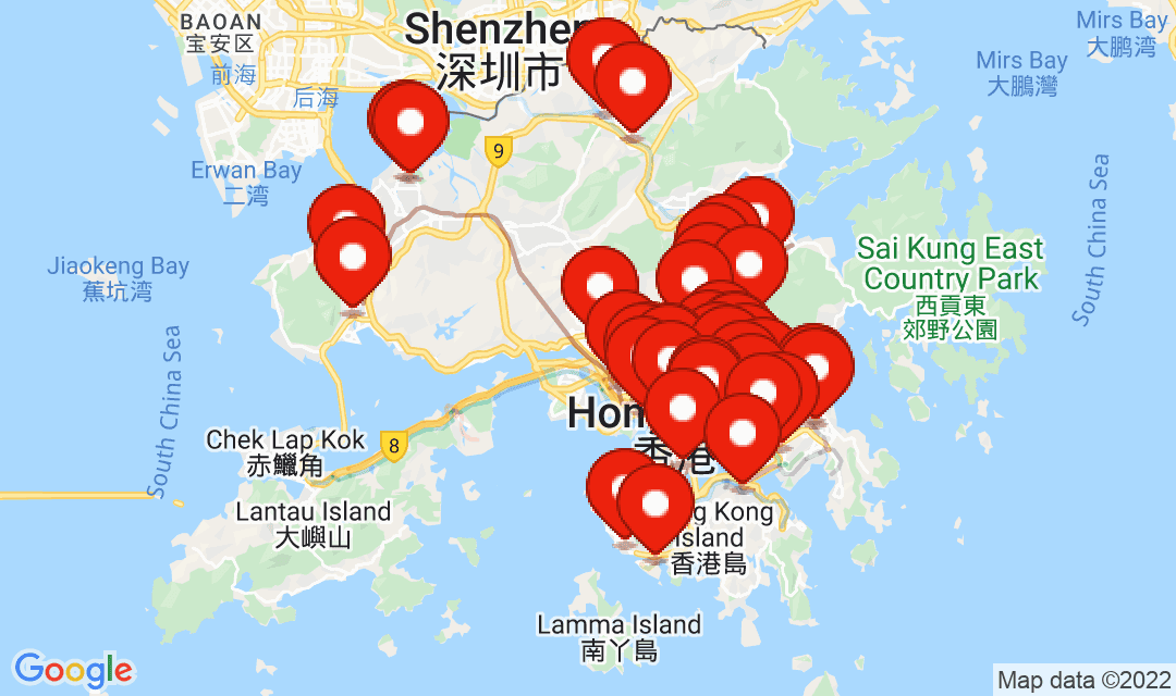 2022年4月23日強制檢測名單地圖