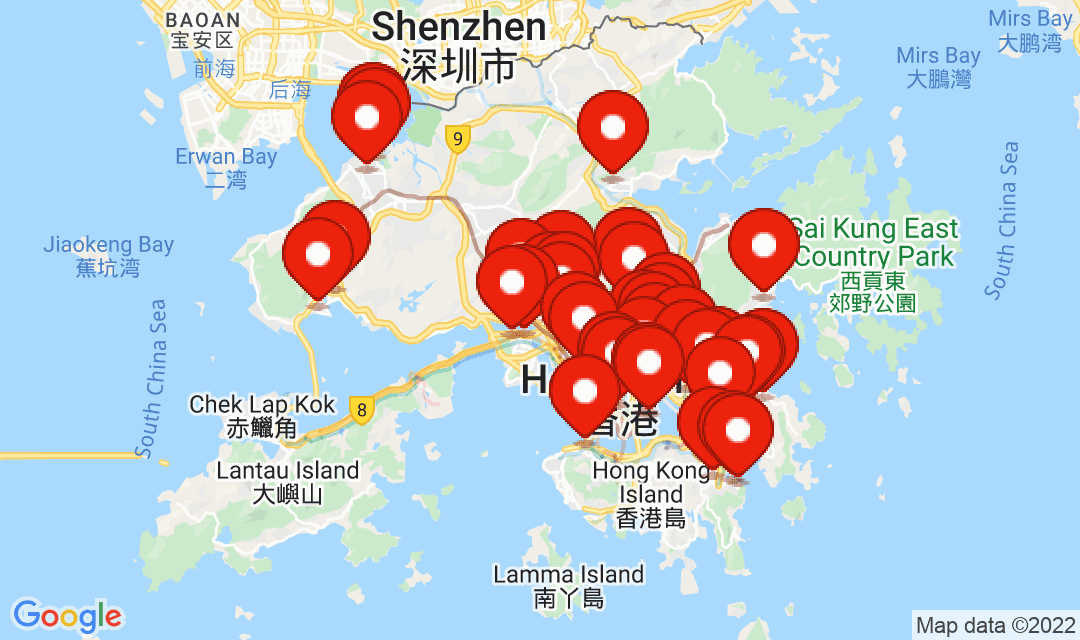 25 April 2022, Compulsory Testing Notice Map