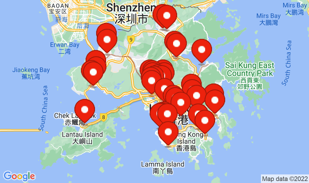 2022年5月13日強制檢測名單地圖