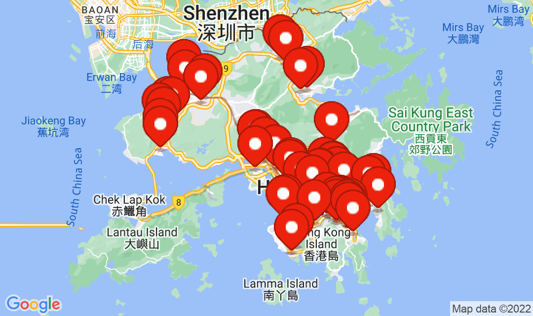 2022年5月20日強制檢測名單地圖