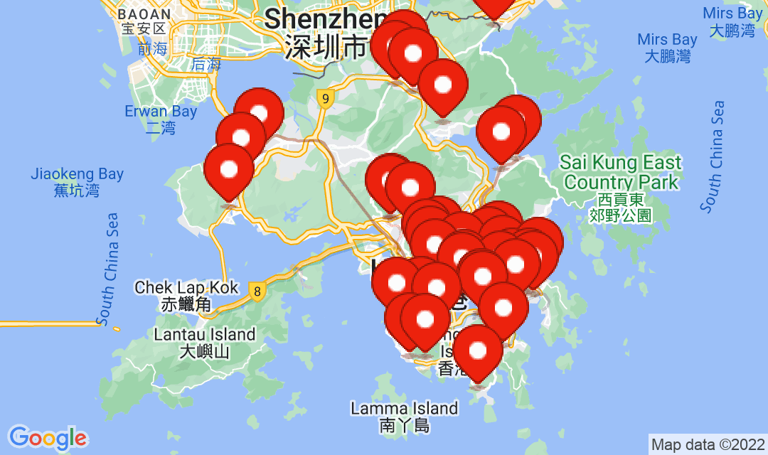 2022年5月30日強制檢測名單地圖