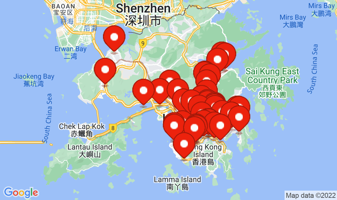 2022年6月14日強制檢測名單地圖