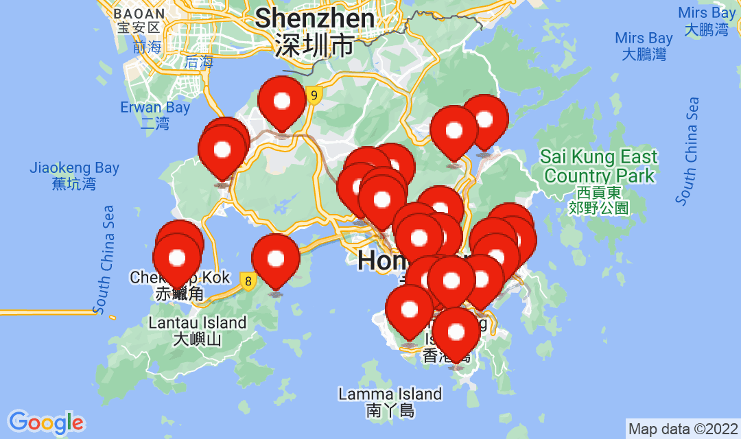 2022年6月22日強制檢測名單地圖