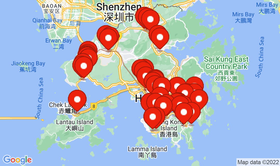 2022年6月24日強制檢測名單地圖