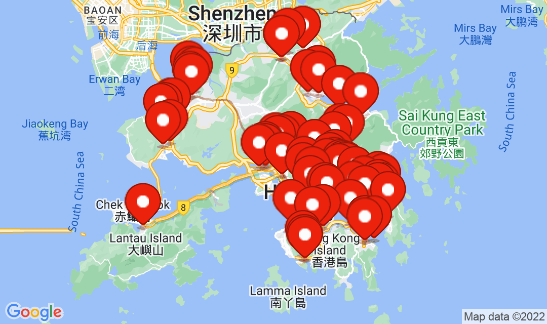 2022年7月10日強制檢測名單地圖