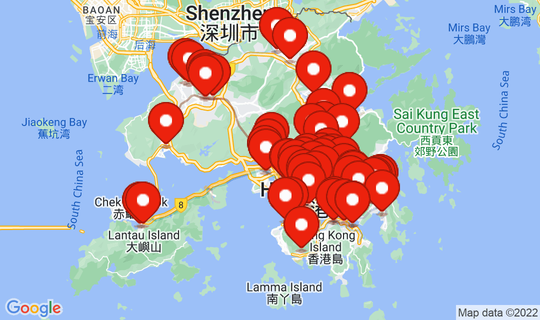 2022年7月20日強制檢測名單地圖