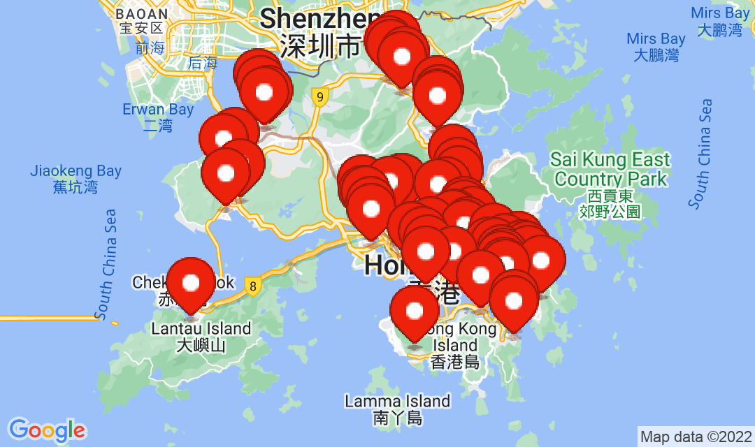 1 August 2022, Compulsory Testing Notice Map