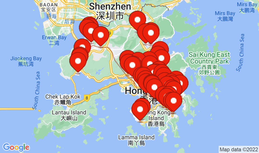 2022年8月5日強制檢測名單地圖