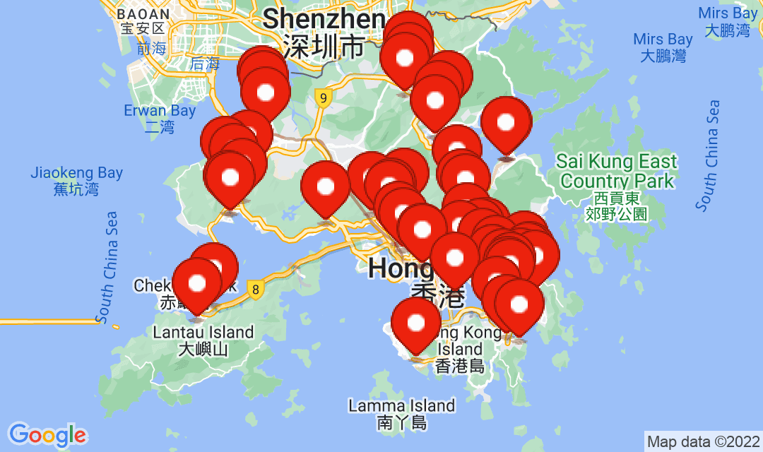 2022年8月7日強制檢測名單地圖