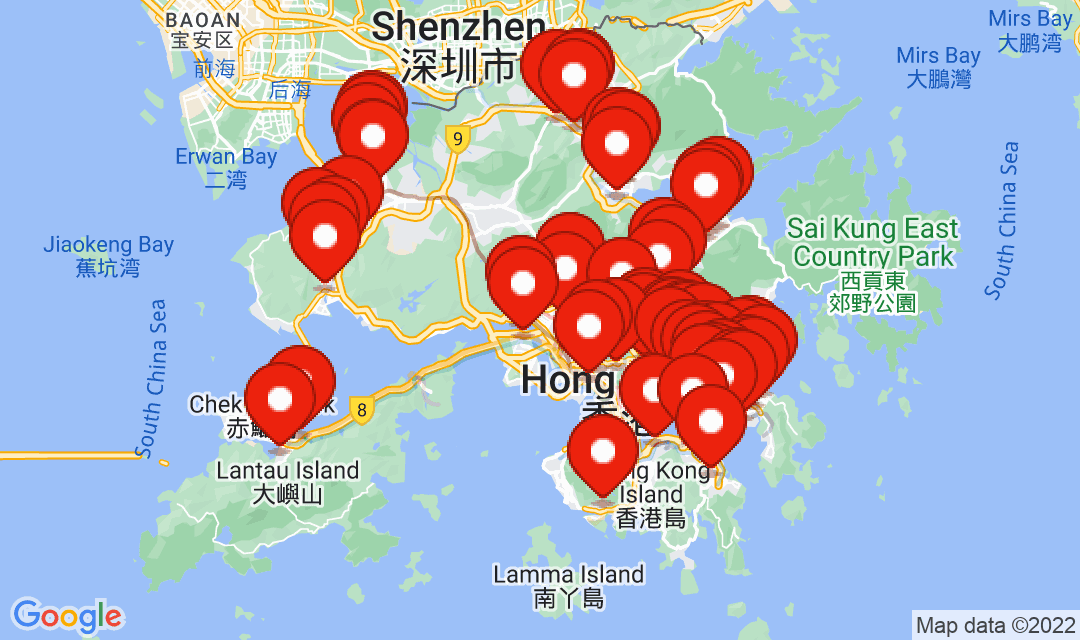 2022年8月18日強制檢測名單地圖