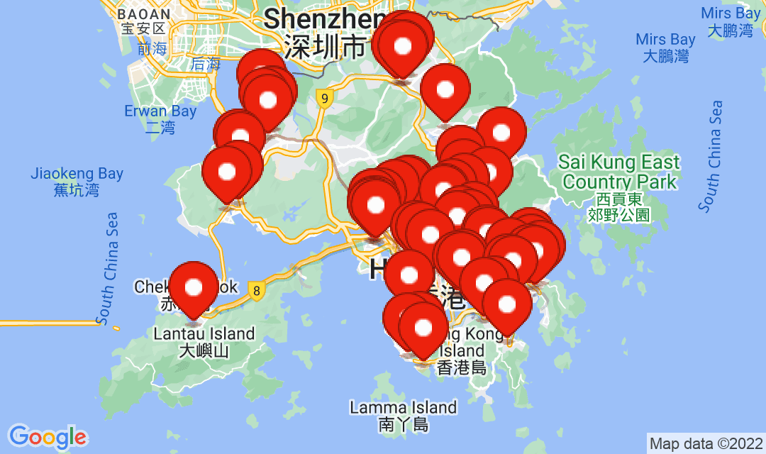 2022年8月19日強制檢測名單地圖