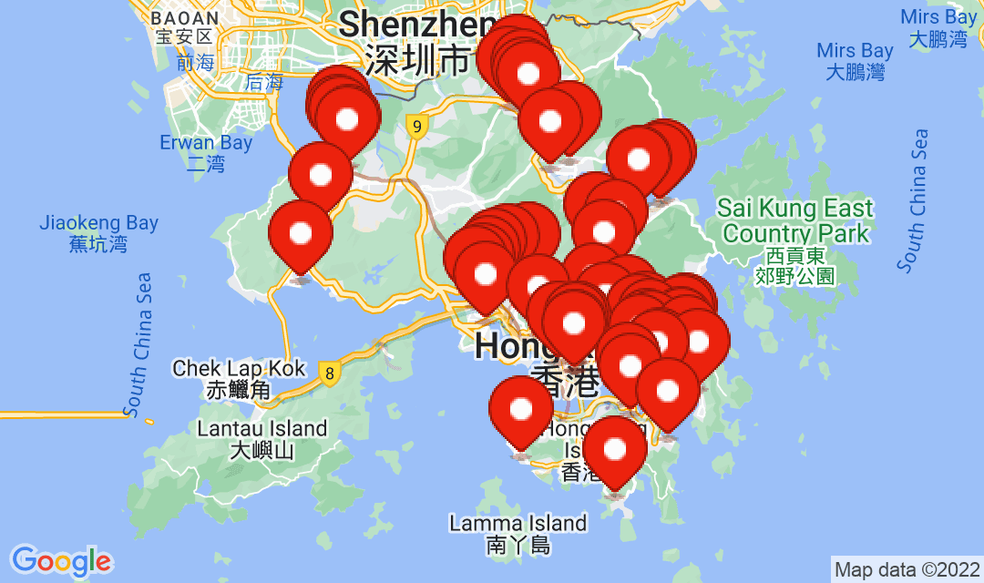 2022年8月23日強制檢測名單地圖