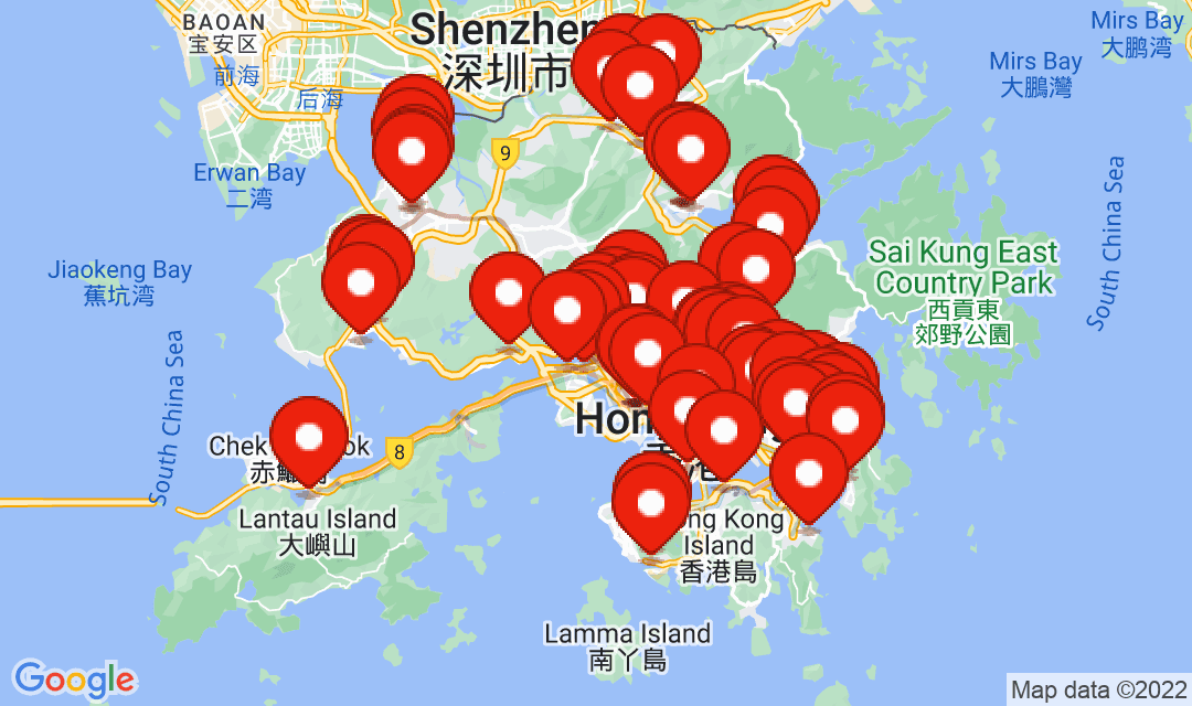 2022年9月8日強制檢測名單地圖