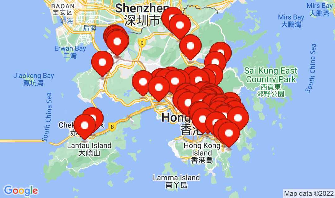 2022年9月18日強制檢測名單地圖