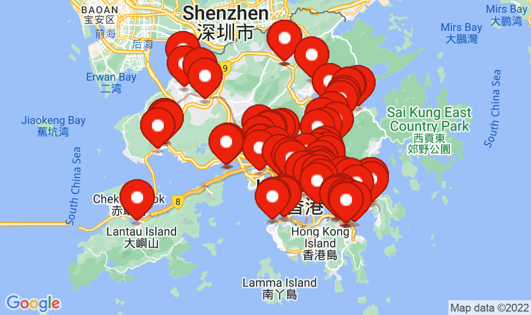 2022年10月1日強制檢測名單地圖